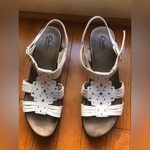 Clarks Bendables Leather Sandals